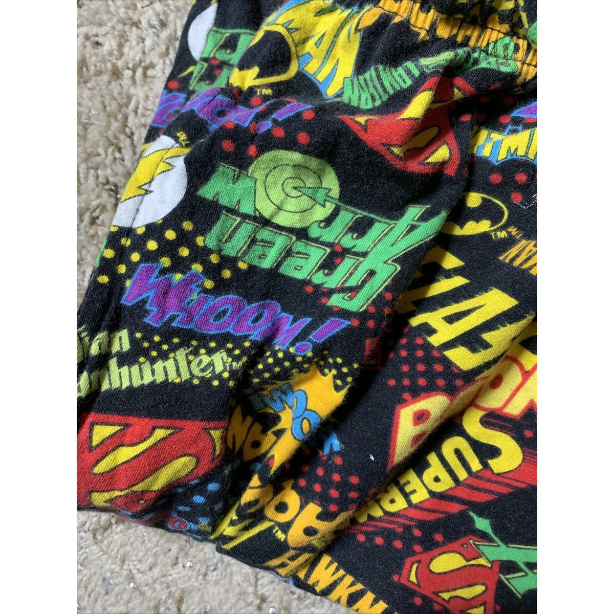 Dc Comics Print ~Medium Pajama Pants Flannel, Superman, Batman, Flash & More