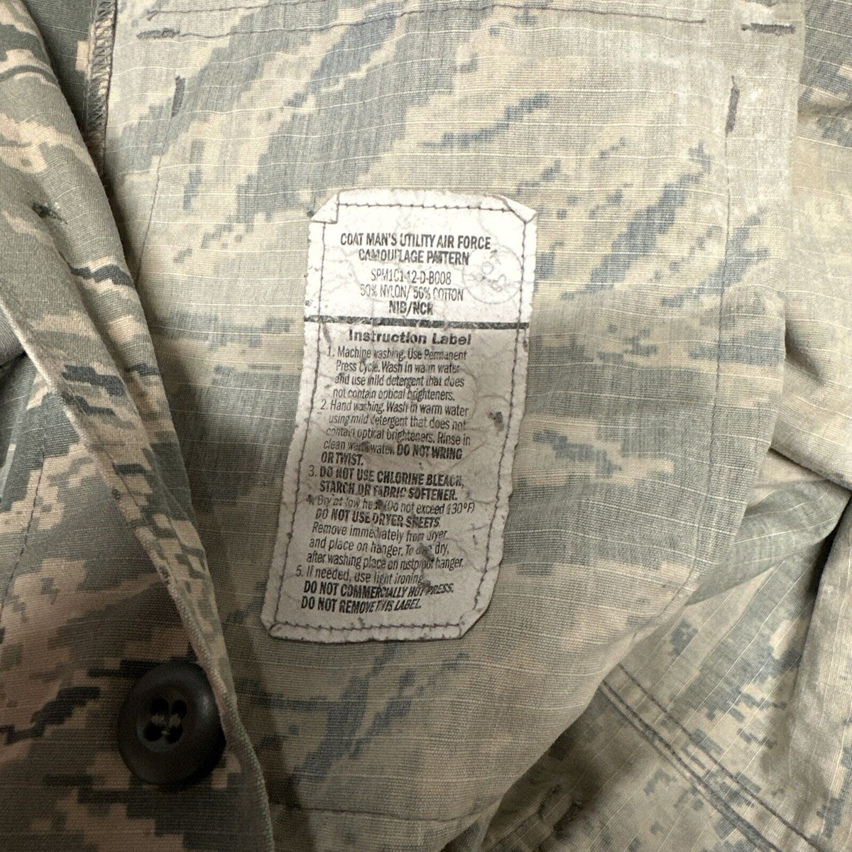 Men’s ABU Airman Battle Uniform USAF Top Blouse 38R Civil Air Patrol
