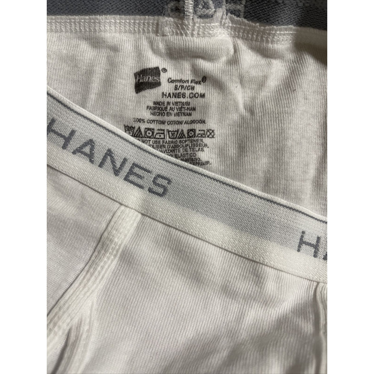 Men’s Hanes Comfort Flex White Briefs Size Tighty Whities