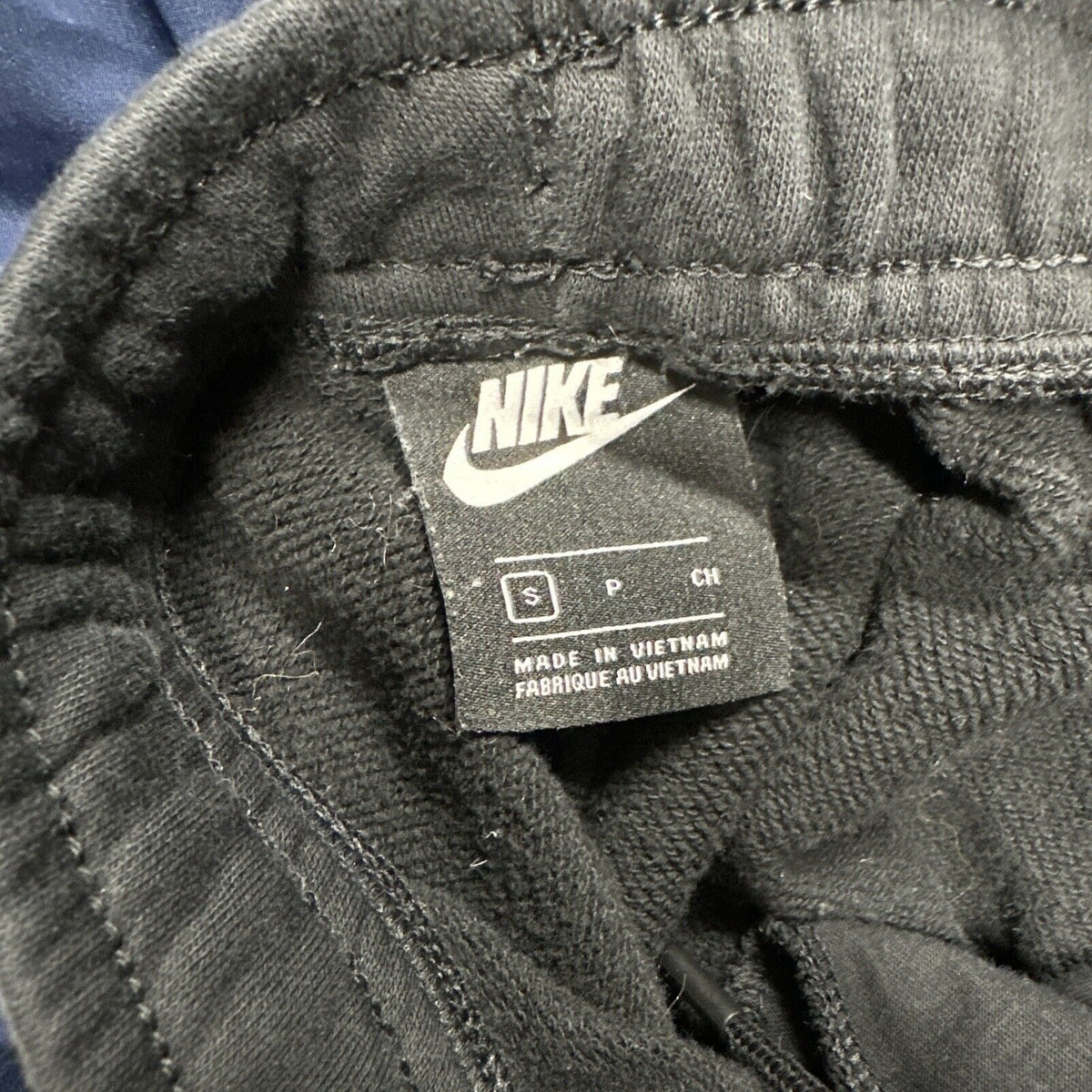 Men’s Small Nike Black Cotton Poly Sweat Pants With Pockets