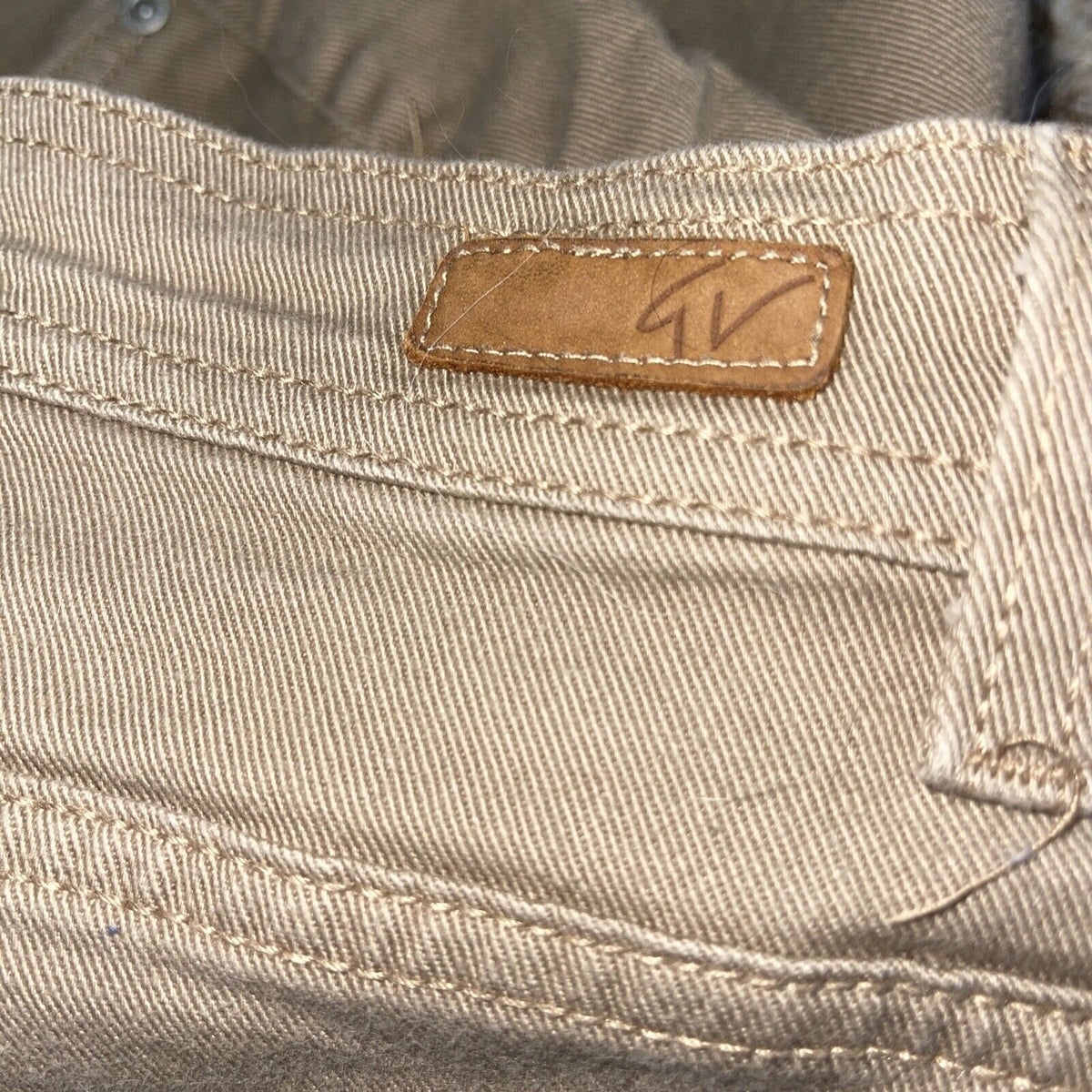 women's gloria vanderbilt khaki jeans 22w Cotton Spandex