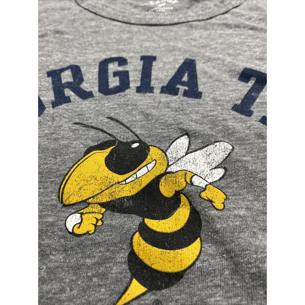 Georgia Tech Yellow Jackets League Men’s XXL Gray T-shirt