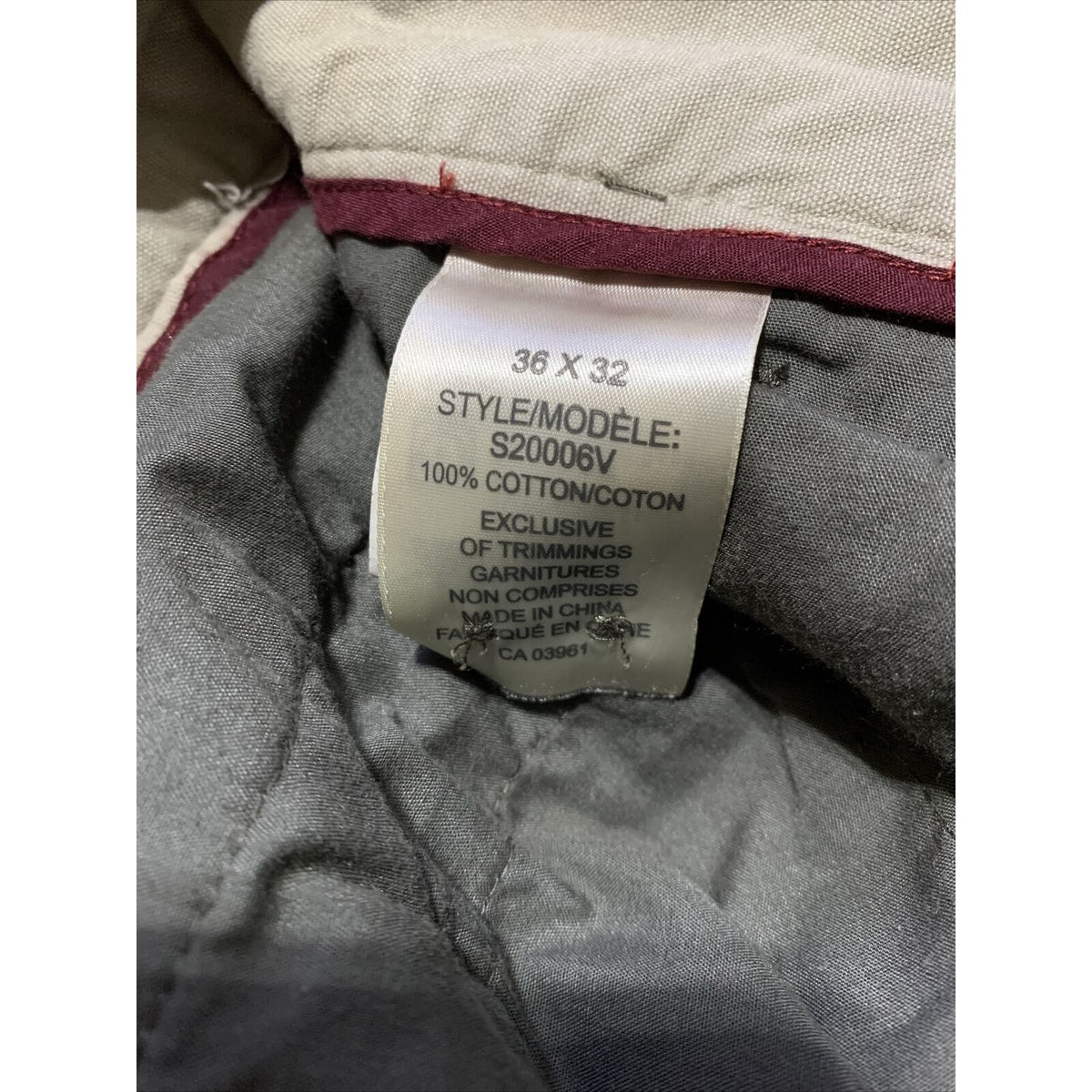 Denver Hayes Gray Cargo Pants 36 X 32