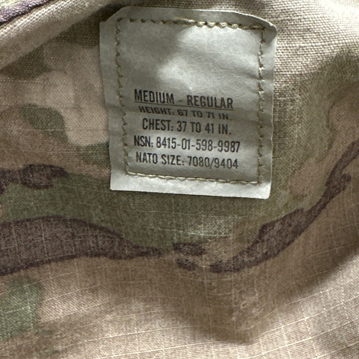 Men’s Ocp Top Coat Army Blouse USAF Flame Resistant w/ tags and patches