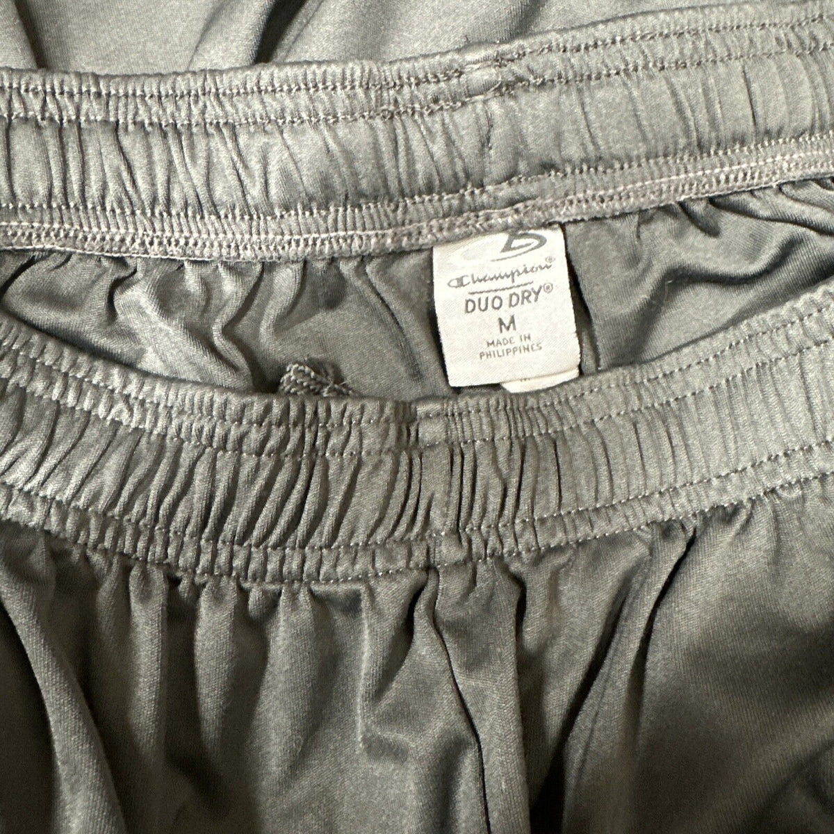 Men’s champion duo dry medium gray athletic shorts