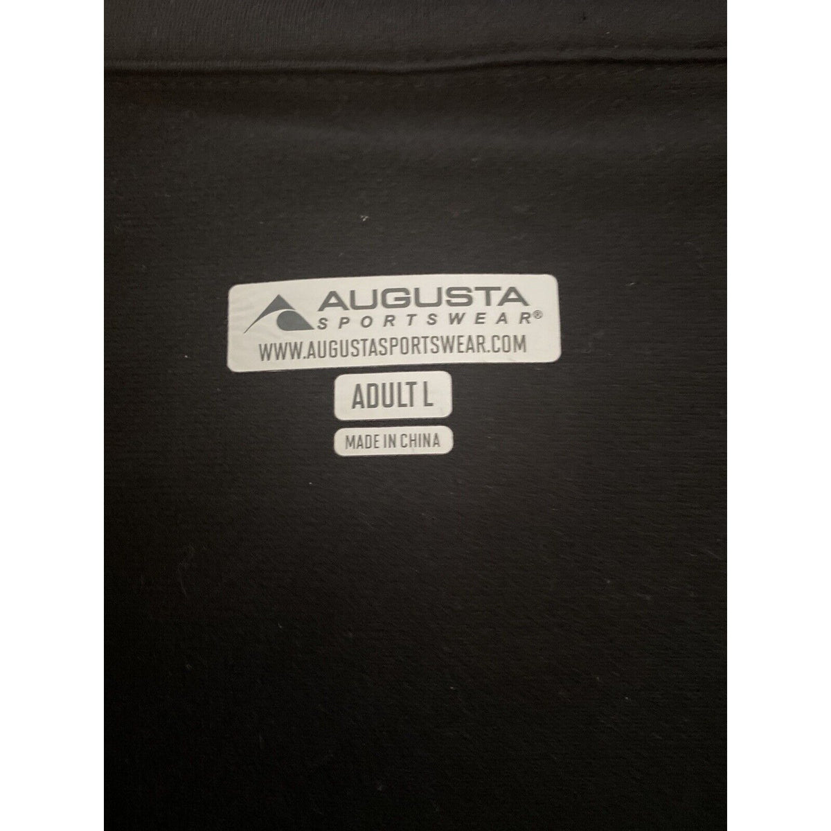 Augusta Sportswear Large Full-Zip Black Fleece Graphic (tiger on Ball) Jacket.