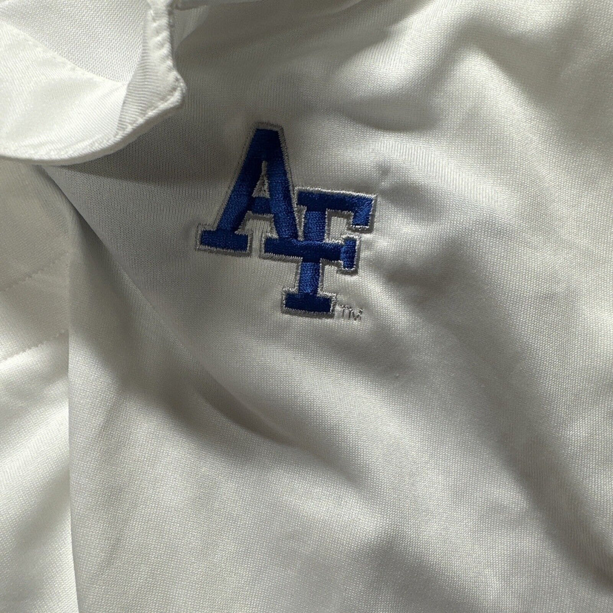 Men’s Small White Air Force Polo Shirt USAFa Air Force Academy