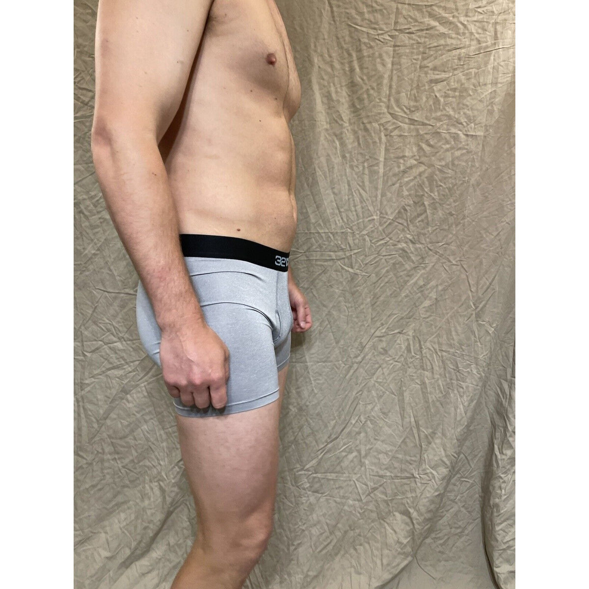 men's icy grey 32 degrees cool compression boxer brief Small