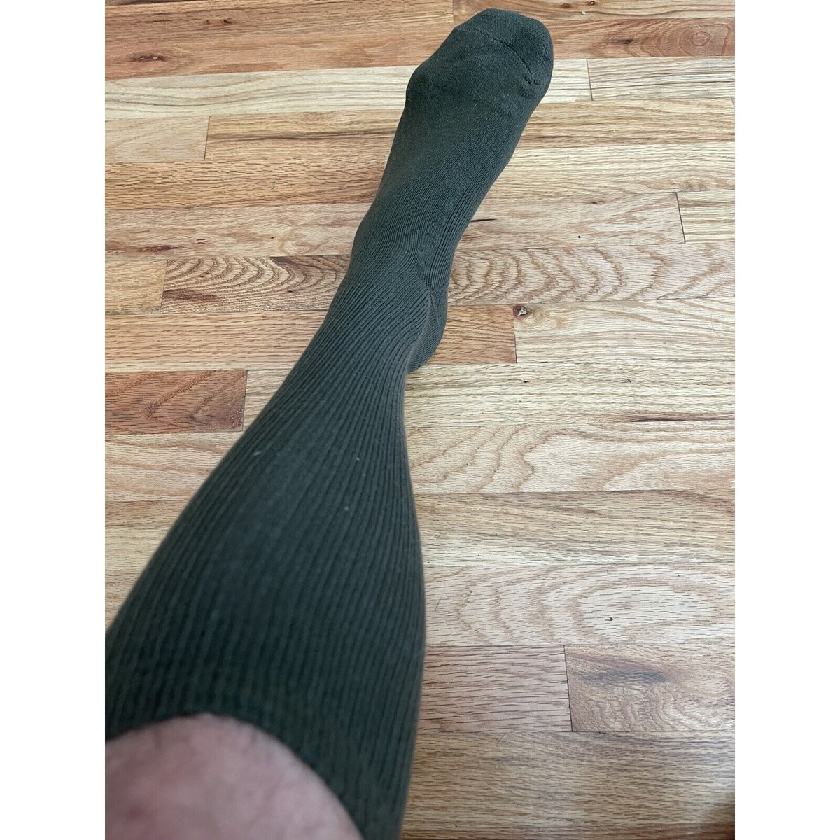 Military Defense Logistics Agency Boot socks XL Olive Green 80% cotton18% nylon