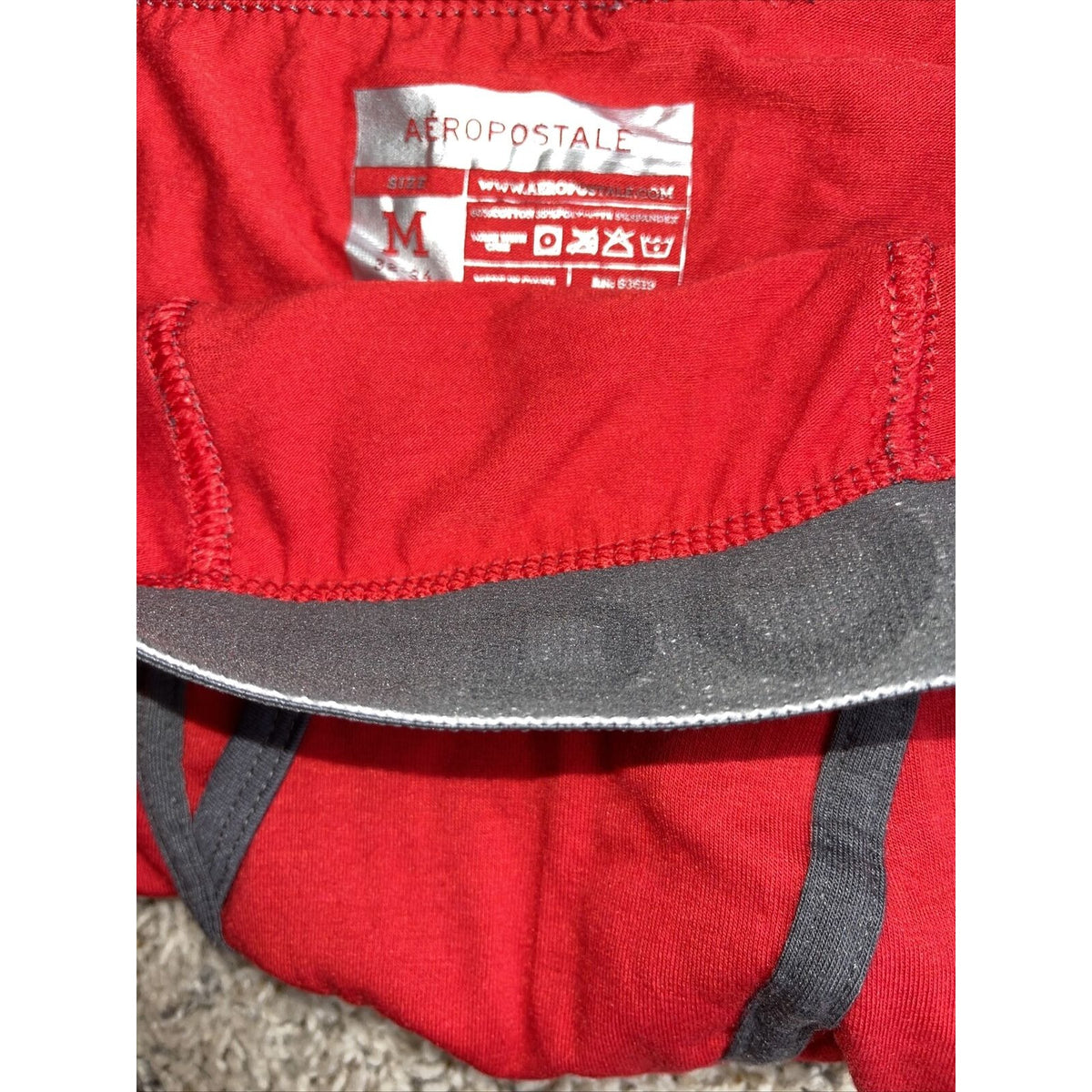 men's aero aeropostale red boxer brief