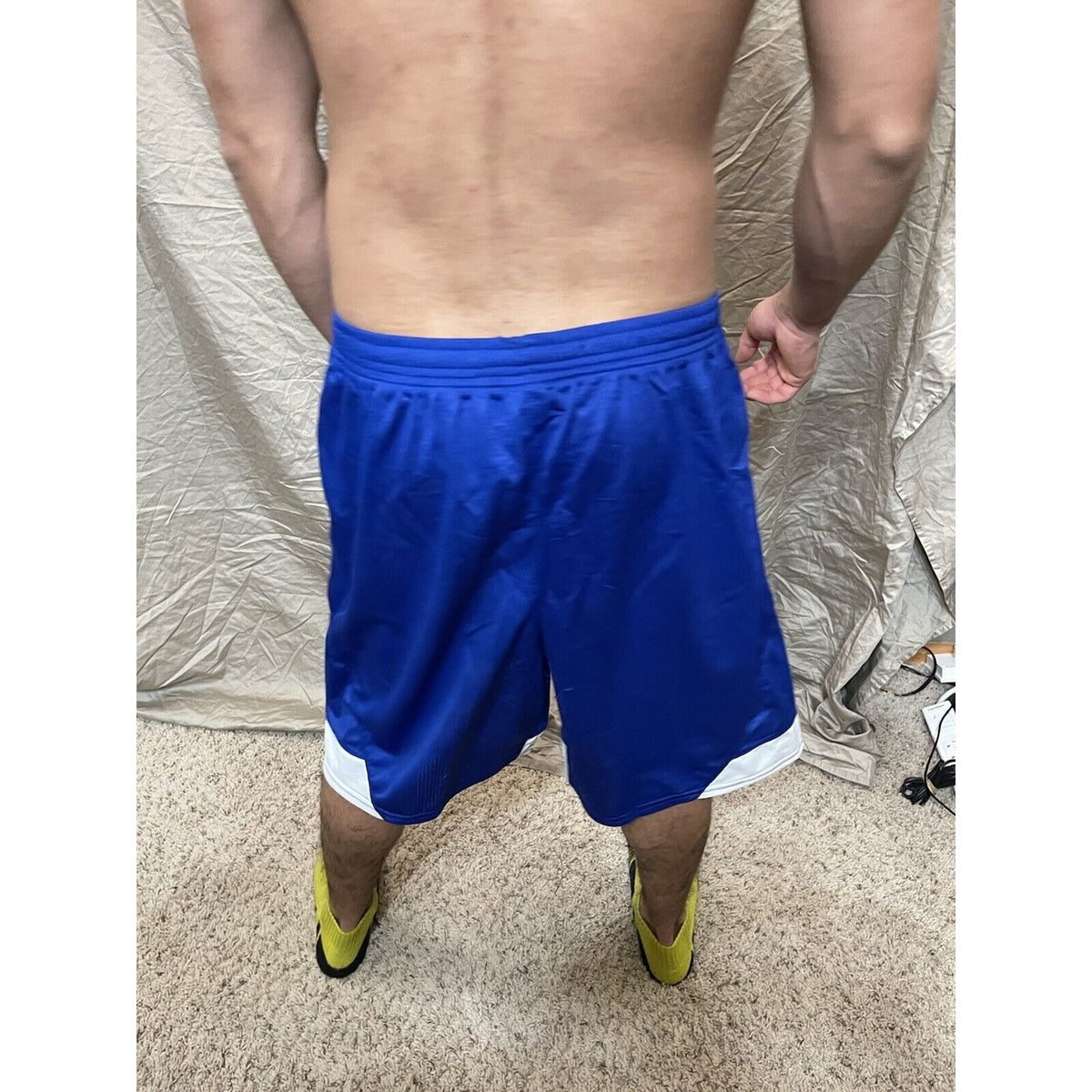 Men's Large  Royal Blue Under armour lacrosse style shorts