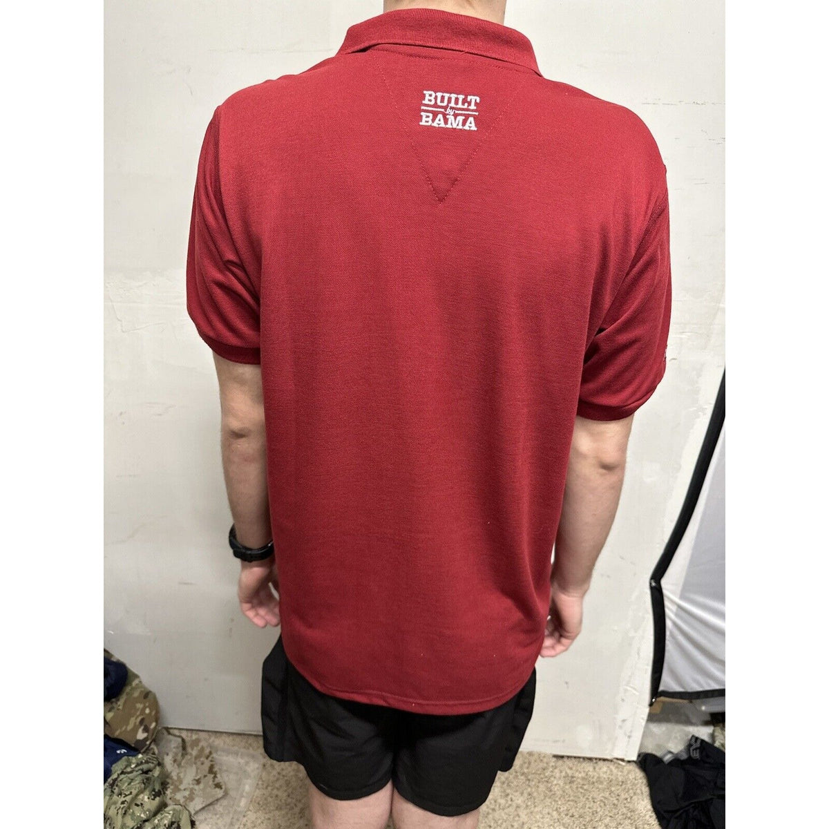Men’s Medium Alabama Wakefield Built By BAMA CRIMSON tide Polo Shirt