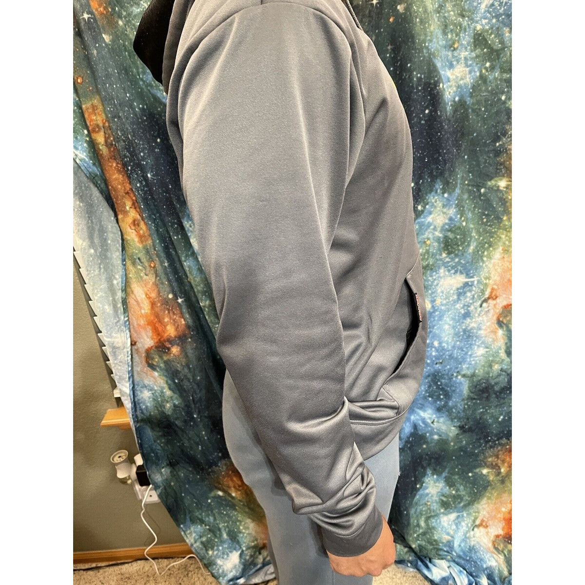 Men’s Colorado Springs Warrior Football hoodie gray Rawlings adult medium