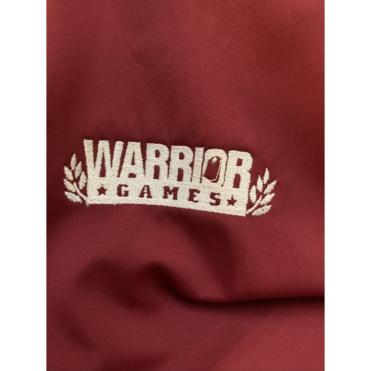 NIKE Team Nike Thick  Fleece Lined Coat Jacket Maroon Warrior Games Men’s Large