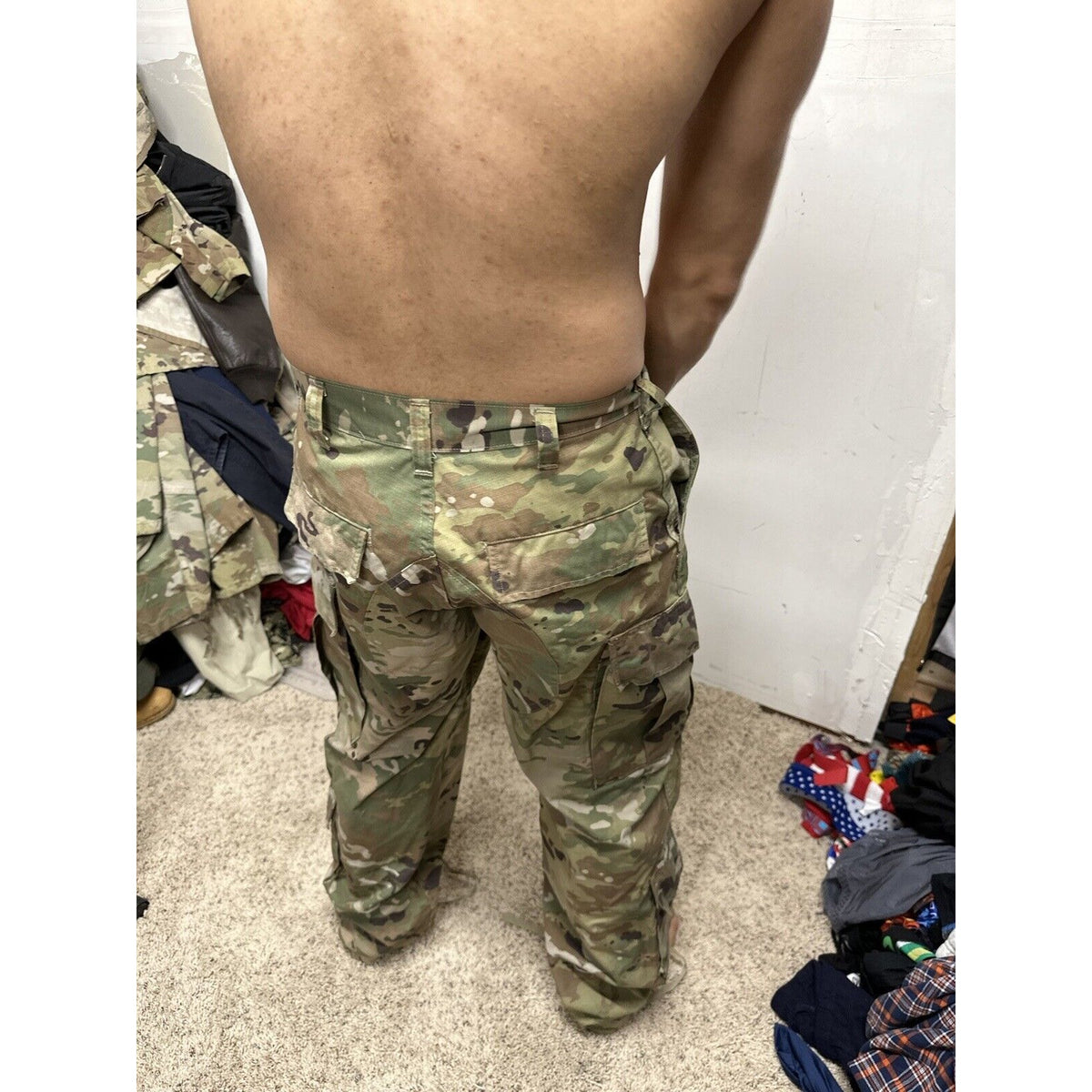 Men’s Small Regular Ocp Army Air Force Space Force Pants Trousers Nylon Cotton