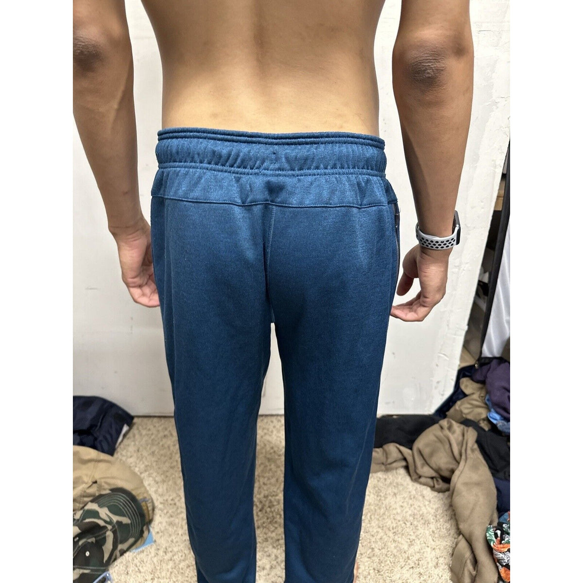 Men’s Blue/green AND1 Medium Sweatpants With Pockets