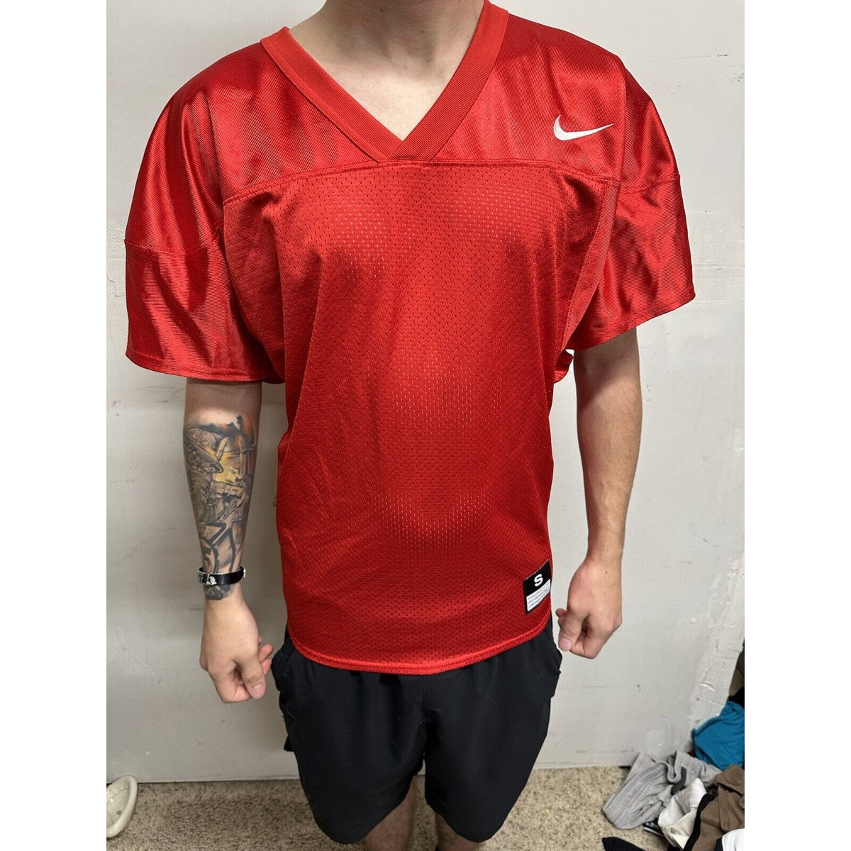 Men’s Red Nike Small Football Jersey