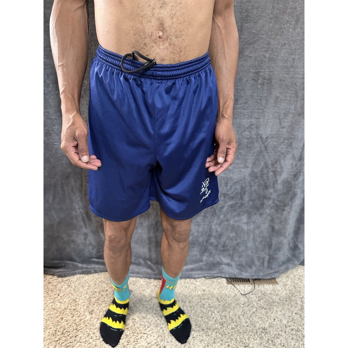 Men’s Cadet Air  Force Academy PT Blue Workout Athletic Shorts Small