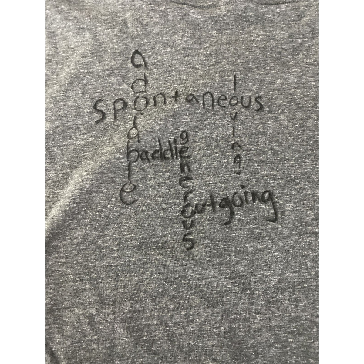 MICKEY MOUSE Vintage Disney Men’s XL Gray Cotton-poly T-shirt