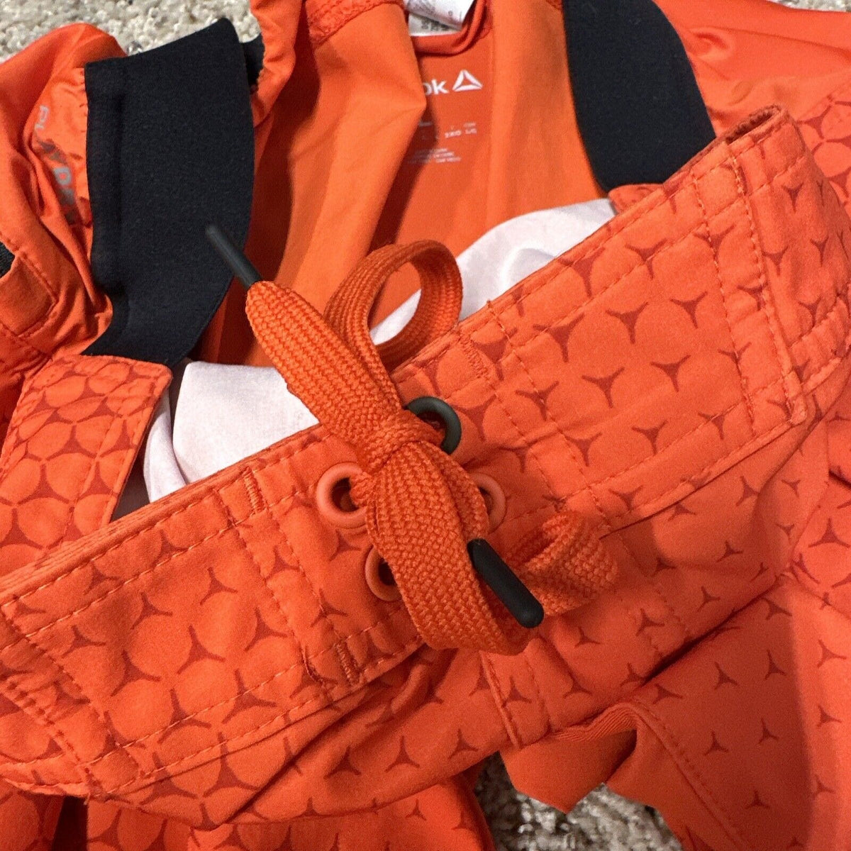 Men’s Orange Reebok Large Movement Zones Trunks Board Shorts