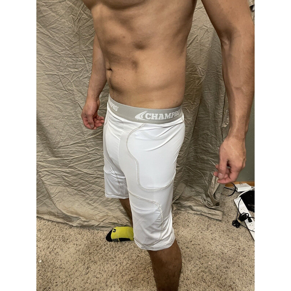 Champro white adult medium football compression girdle