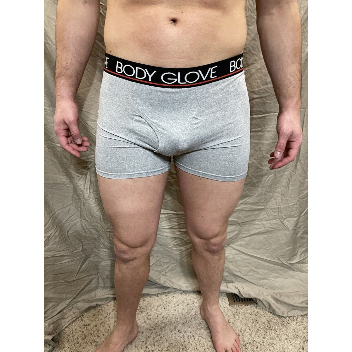 men's gray Body Glove Boxer Briefs Large