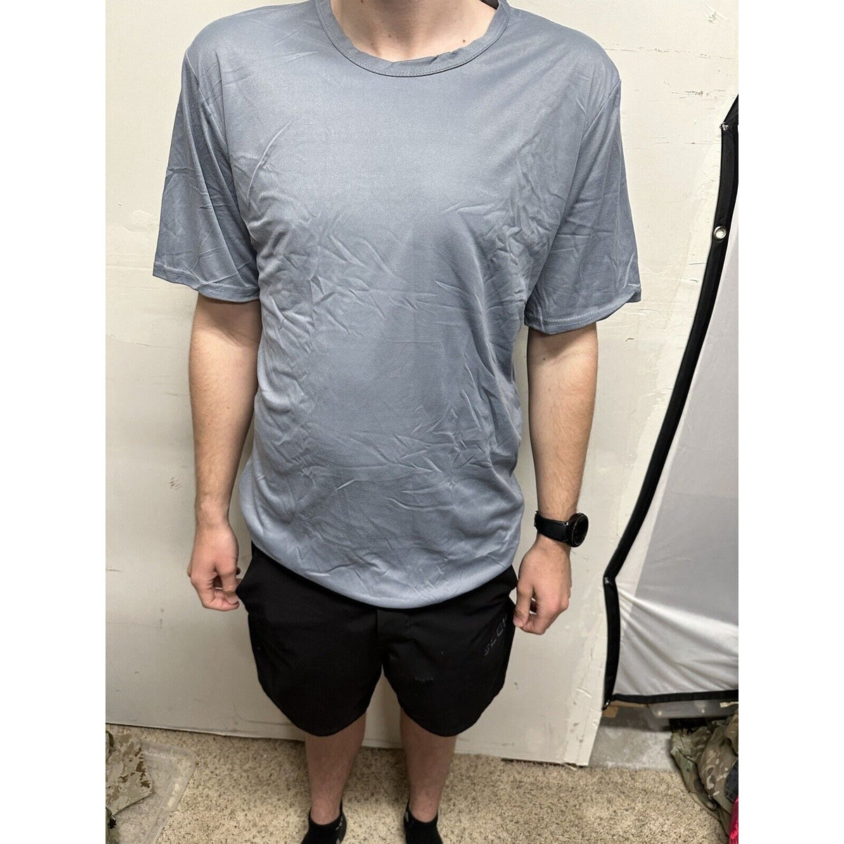 Men’s TKO Large Gray Short Sleeve Tshirt  polyester