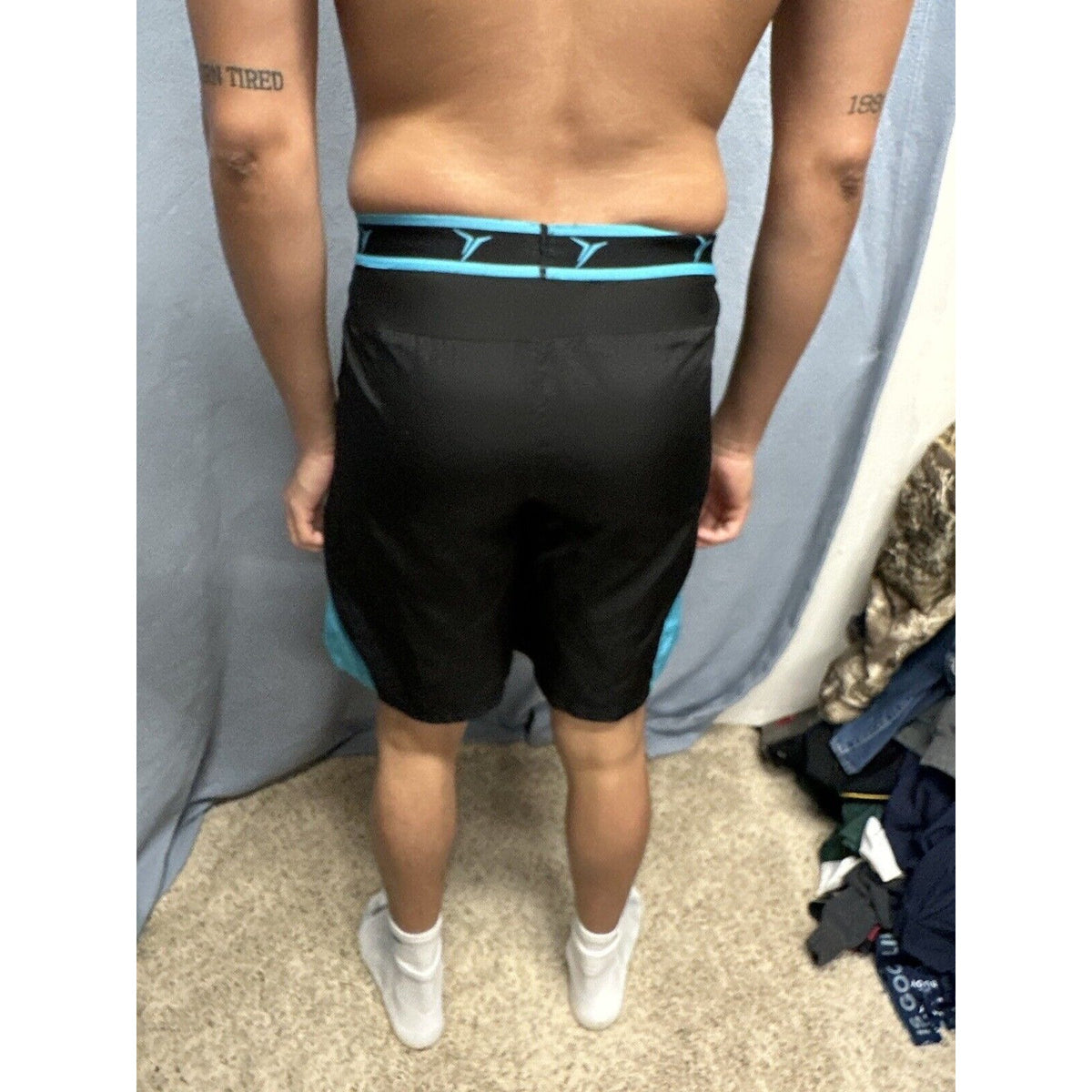 Boys Old Navy Active Large 10-12 Black Athletic Running Shorts