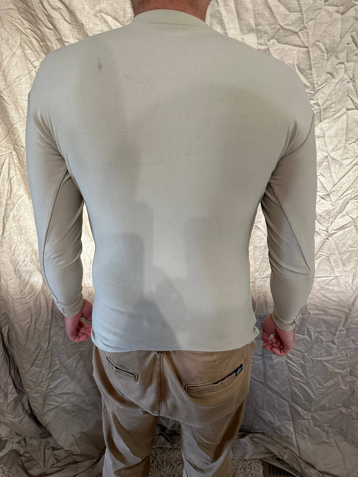 Men’s under armour tactical medium desert sand military long sleeve shirt