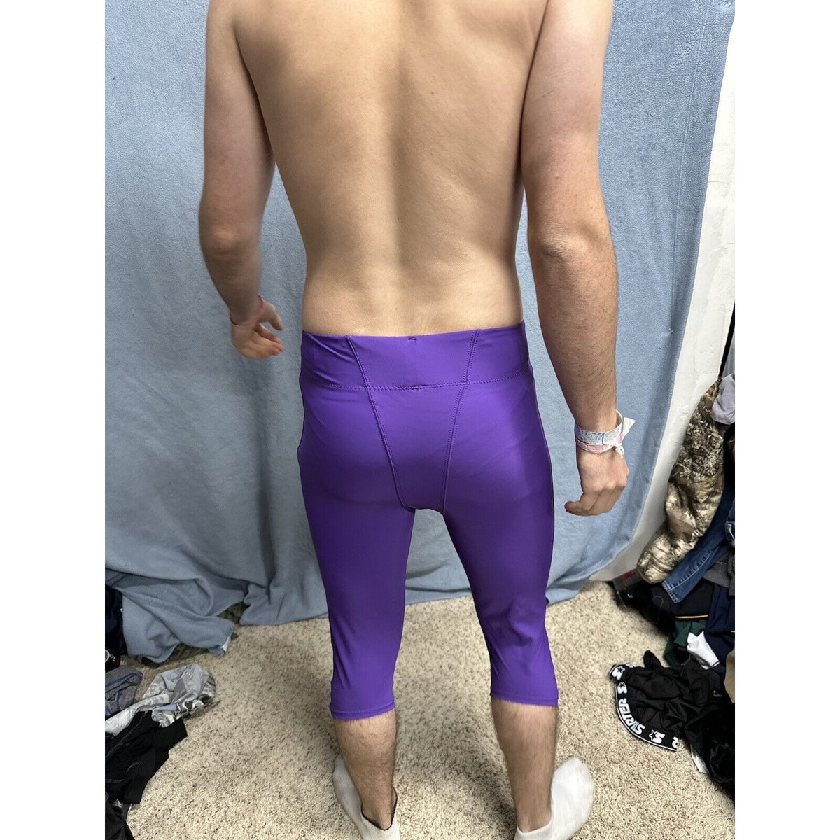 Men’s Rawlings Football Pants Medium Purple