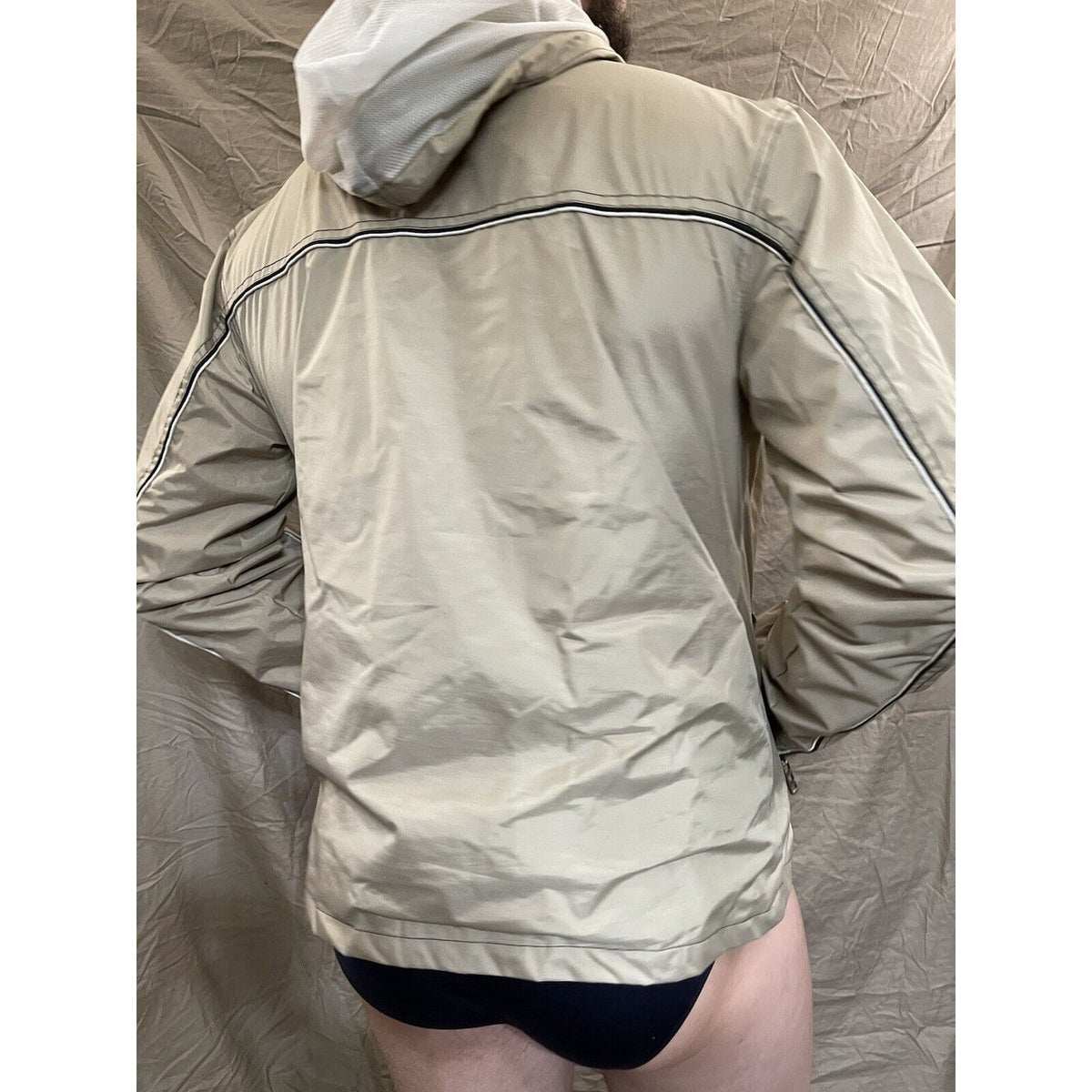 Men's PCI XL Pikes Peak Colorado full zip tan windbreaker