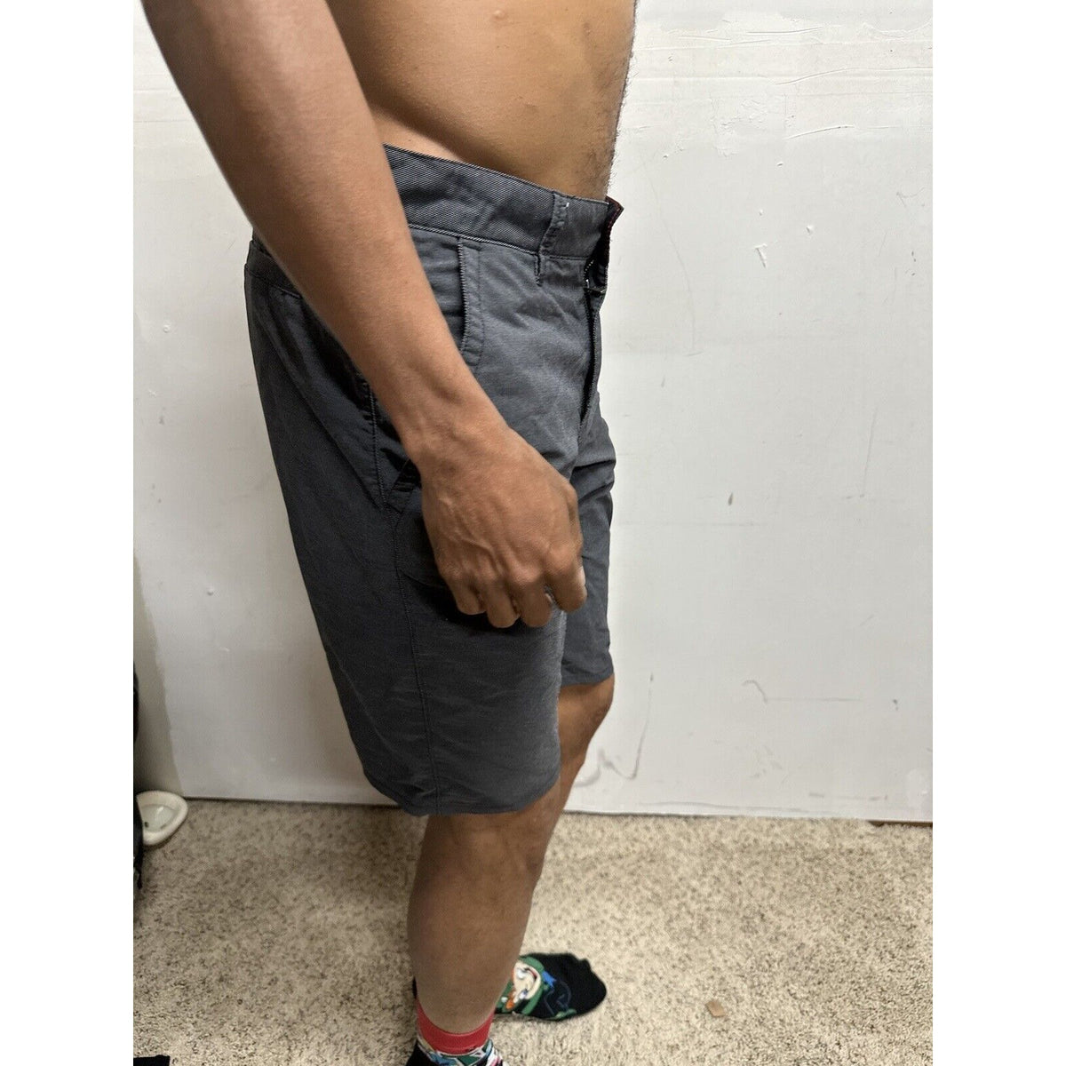 Men’s Next Level Series Tony Hawk Gray Black Size 30 Shorts