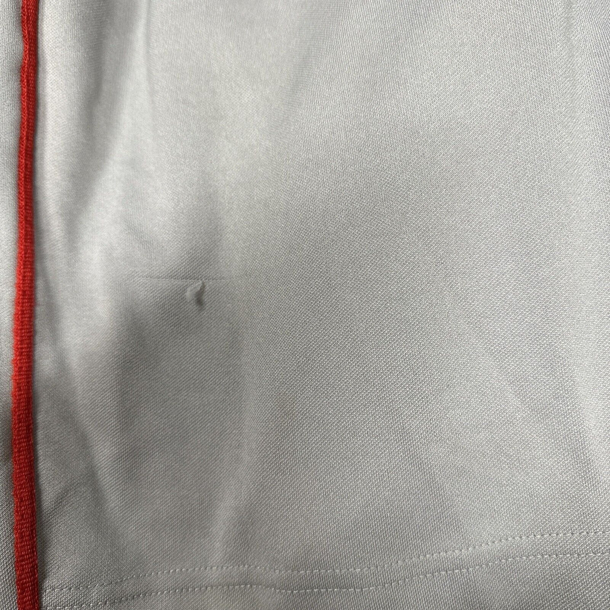 Men’s Chanmpro Adult Small Gray Baseball Pants Red Stripe
