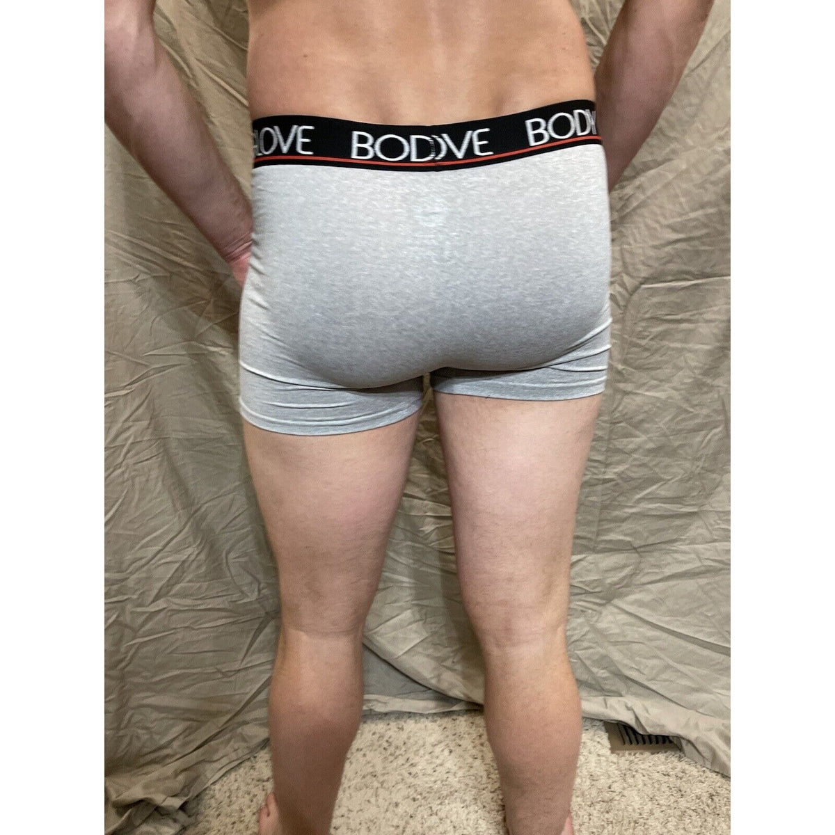 men's gray Body Glove Boxer Briefs Medium