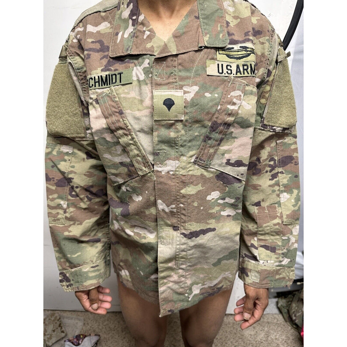 Men’s Ocp Top Coat Army Blouse USAF Flame Resistant  w/ tags and patches