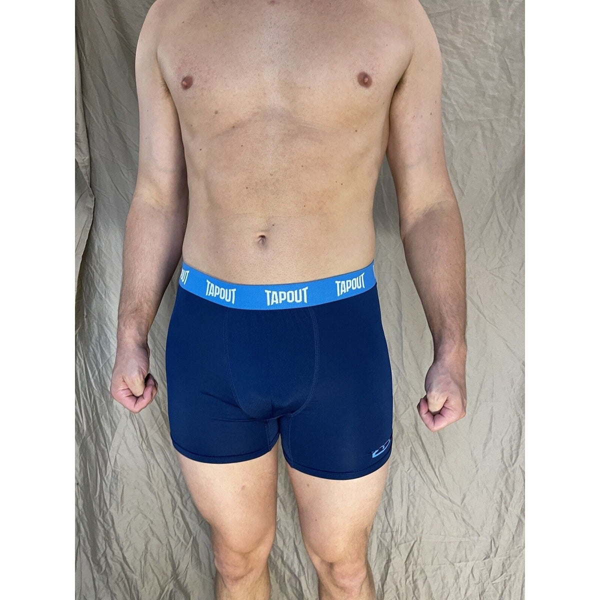 men's tapout dark blue compression shorts with spandex Small