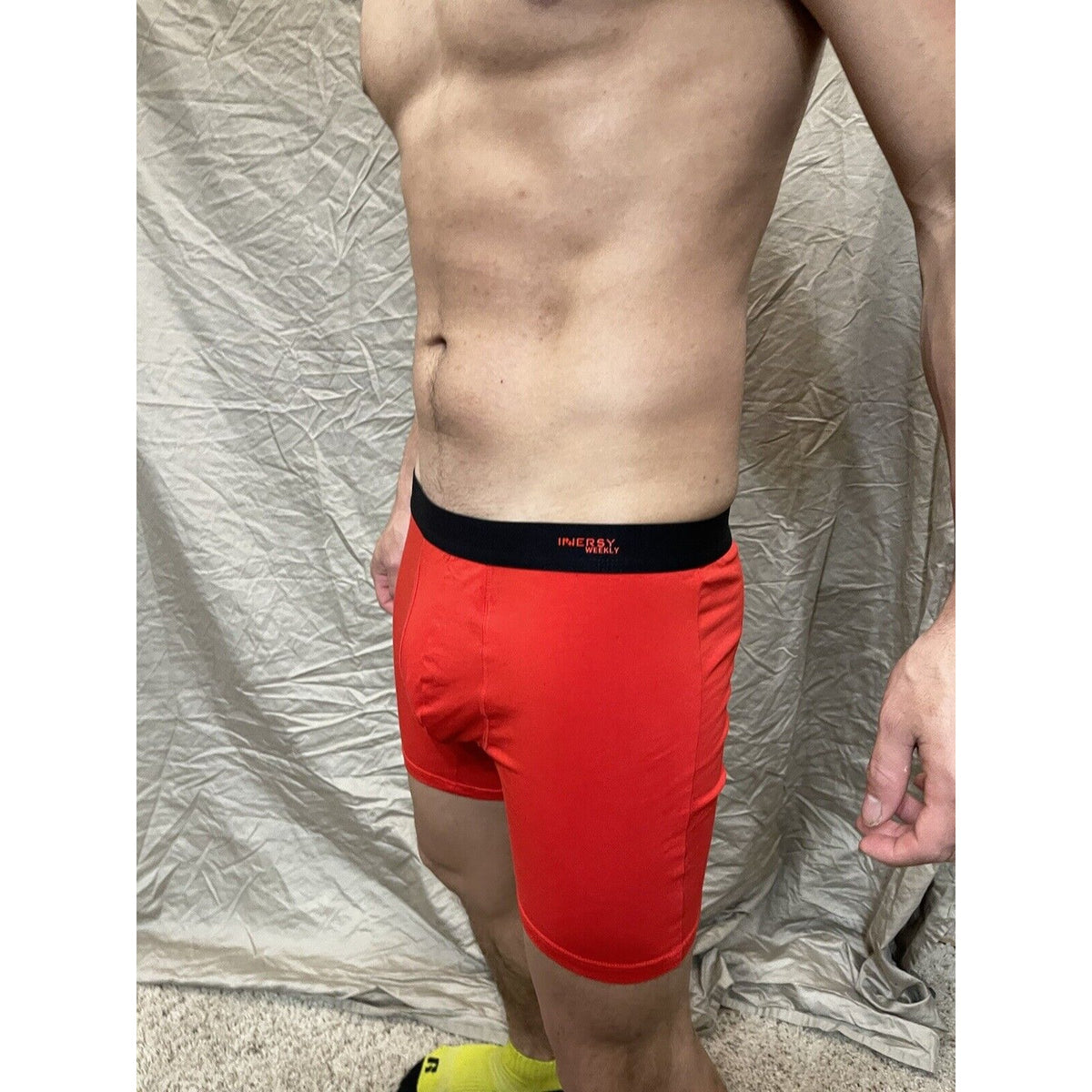 men's red medium inersy weekly boxer briefs new unworn
