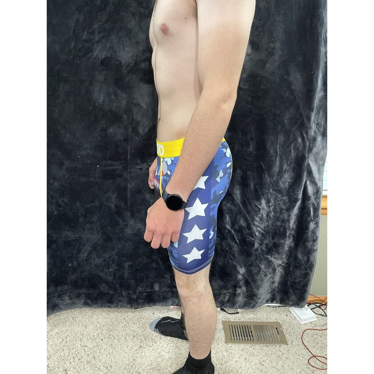 PSD Men’s Medium Merican Warface Boxer Briefs Blue Camo New