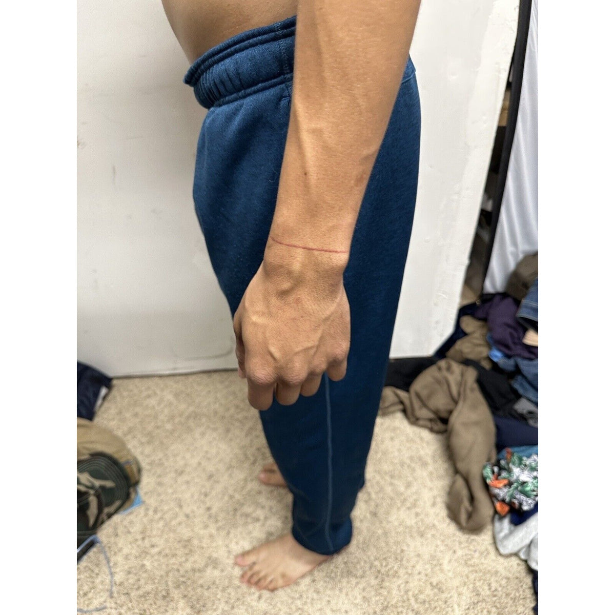 Men’s Blue/green AND1 Medium Sweatpants With Pockets