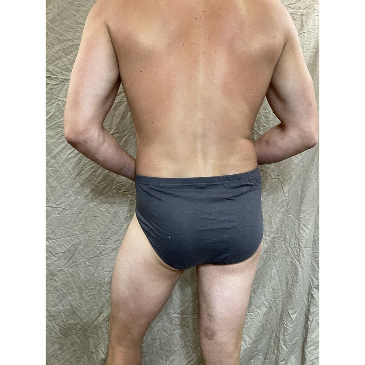 men's papi medium gray XL brief cotton