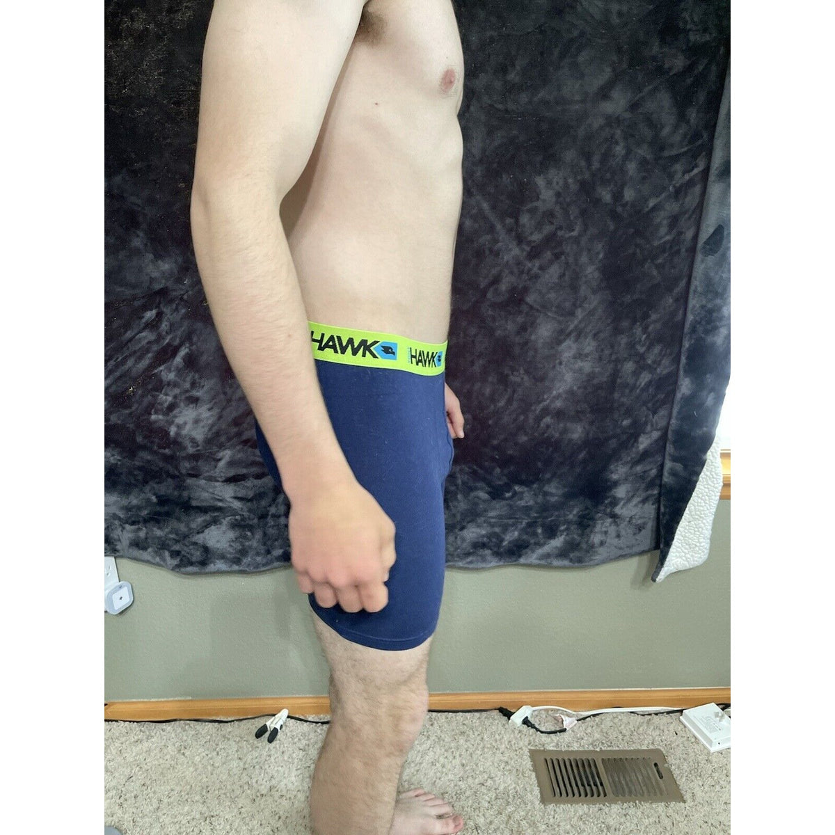 Men’s Medium Navy Blue Tony Hawk Compression Shorts