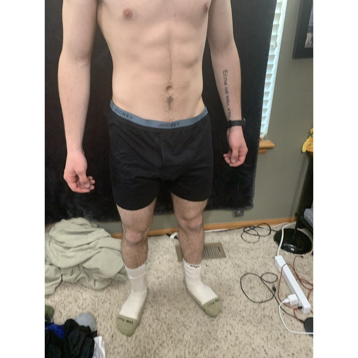 Men’s Jockey Black Ultimate Breathe Boxer Brief XL