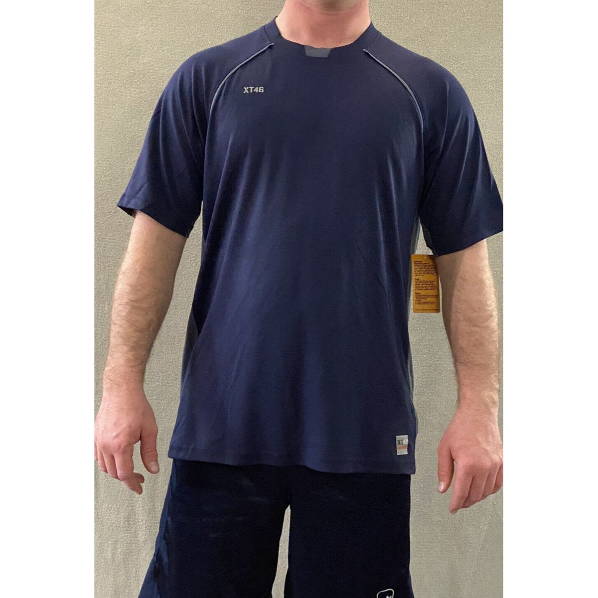 XT46 Extreme Training by Soffe Men’s Medium Navy Blue Athletic Polyester T-shirt