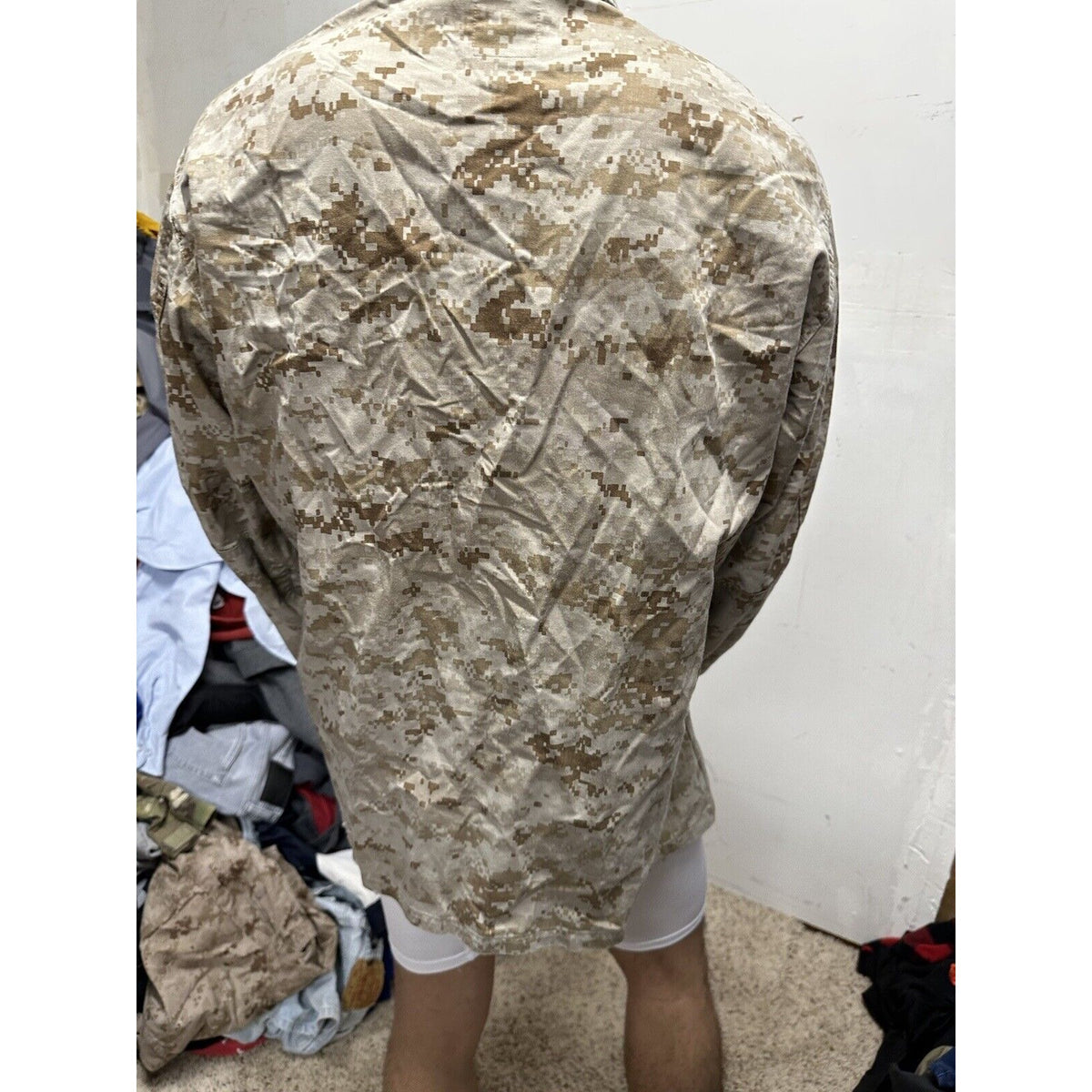 Men’s USMC Marine Corps Blouse Top Uniform Large Short