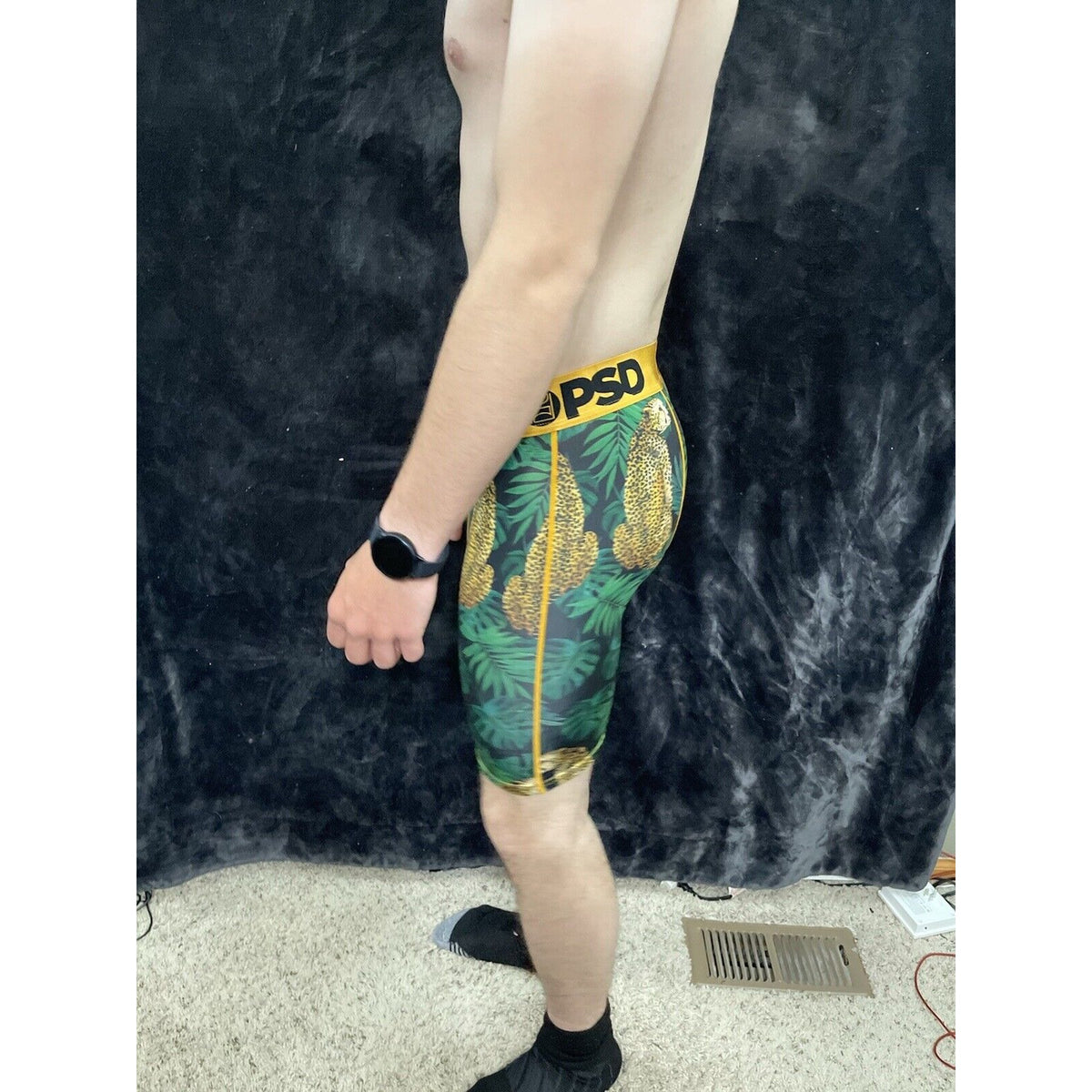 Men’s PSD Leopard Jungle Medium Boxer Briefs Multicolor