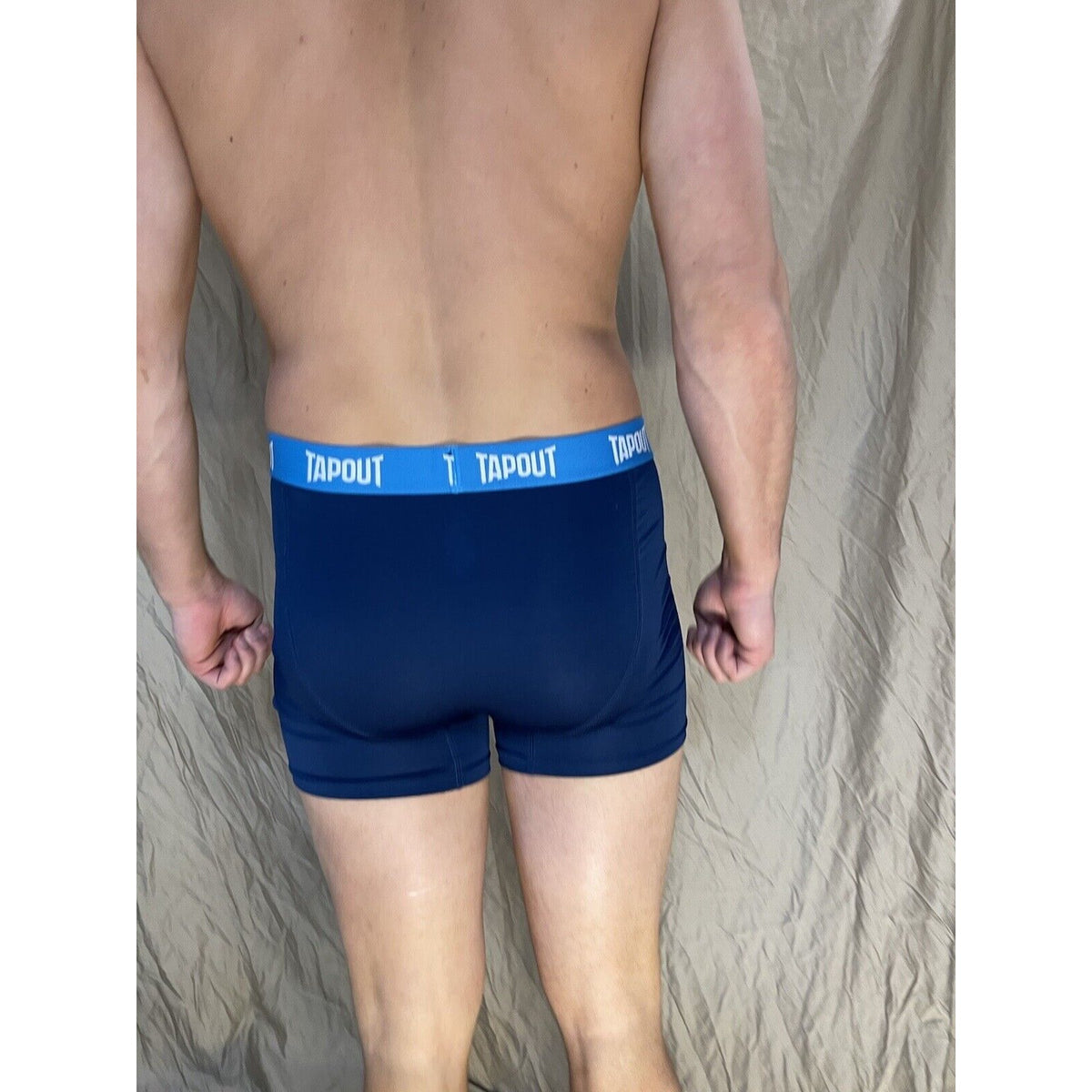 men's tapout dark blue compression shorts with spandex XL