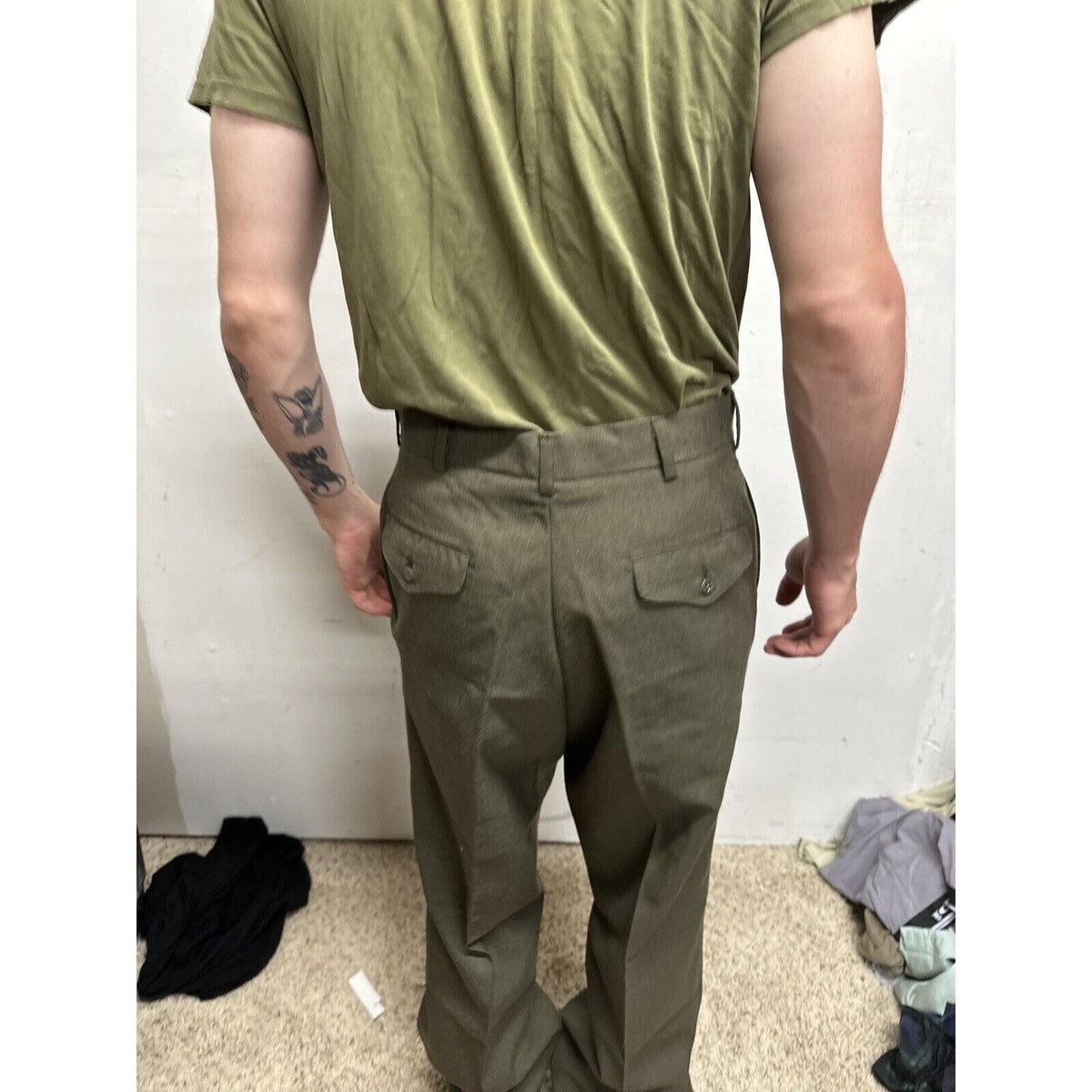 Men’s Jack Threads Medium Olive Green Marine Tshirt Only