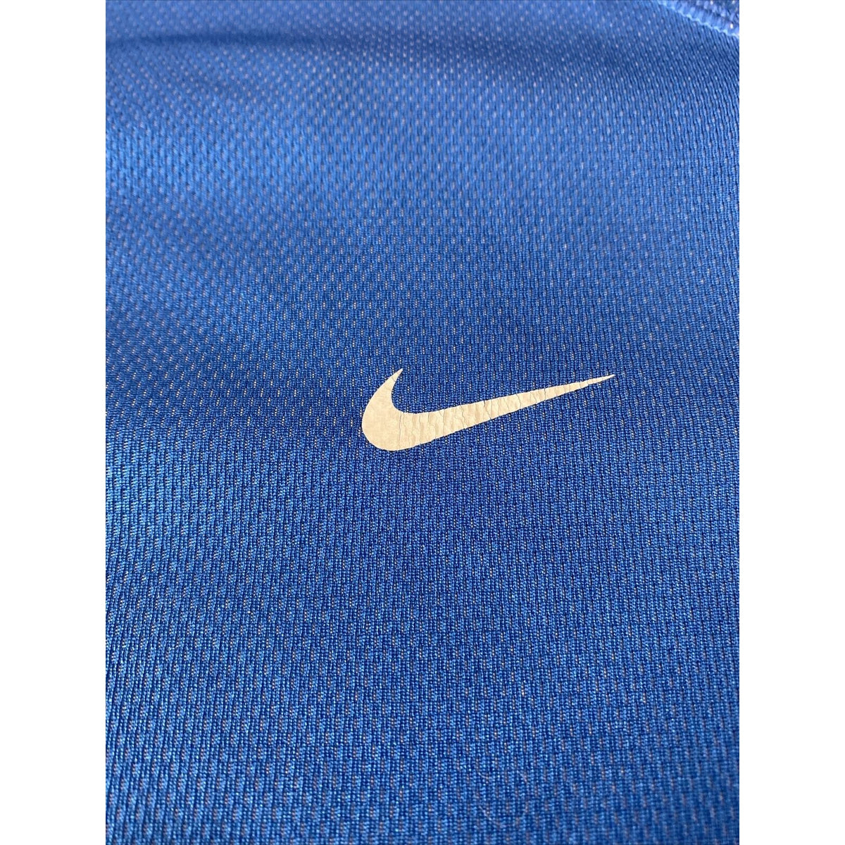 NIKE DRI-FIT Men’s Large Blue Athletic Gym Training Polyester Shirt (no Tags)
