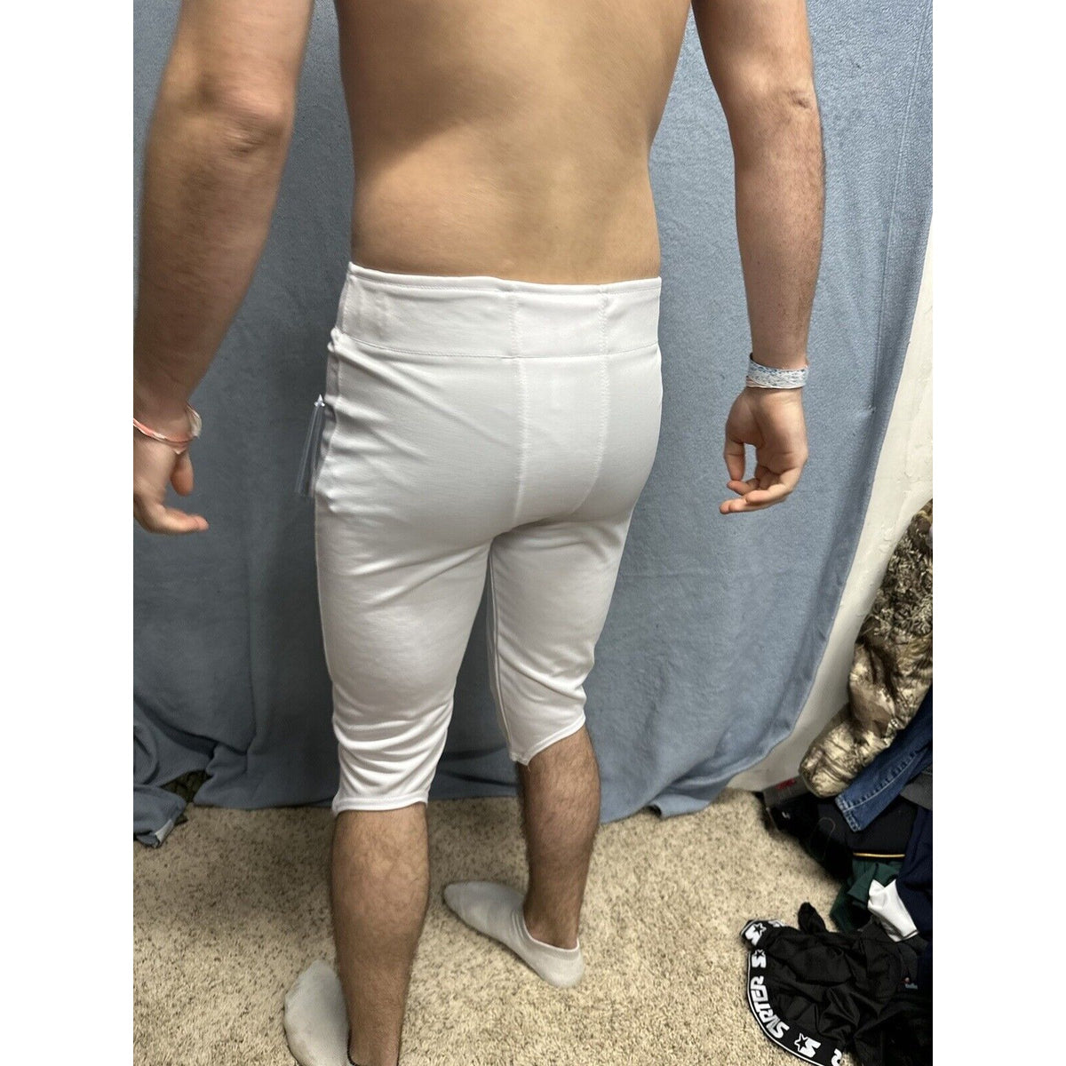 Champro Touchback Non-Integrated (No Pads) Football Pants Adult Medium White