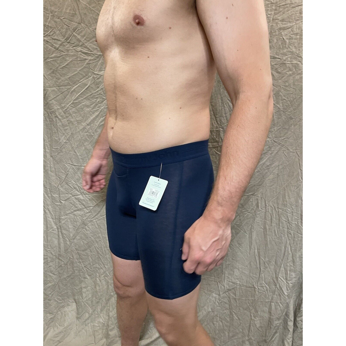 men's Dress Blue tommy john cotton basics boxer brief Medium